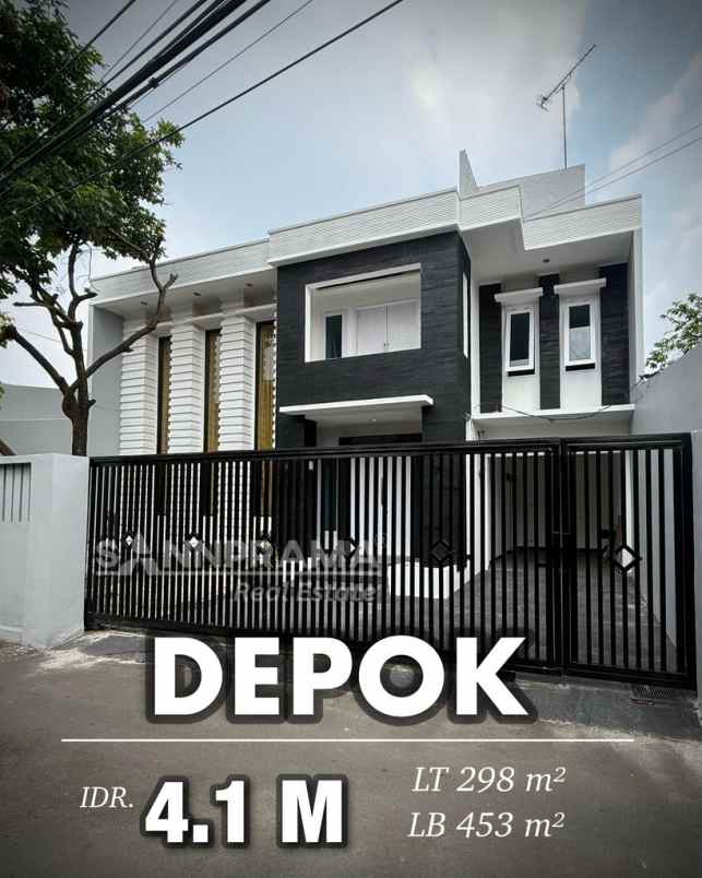 dijual rumah mewah dgn rooftop dijln margonda