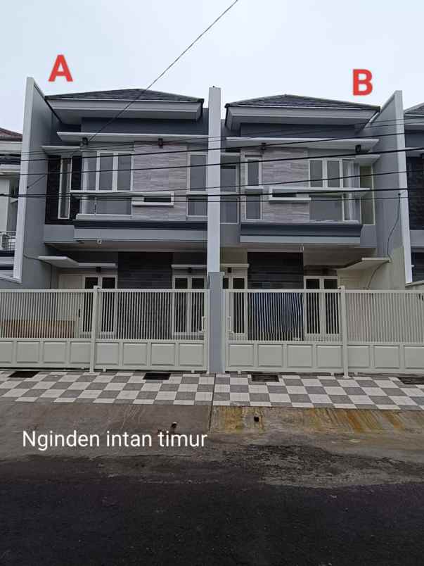 dijual rumah nginden intan timur