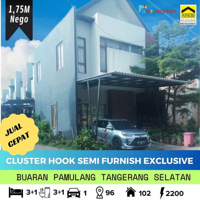 dijual rumah pamulang