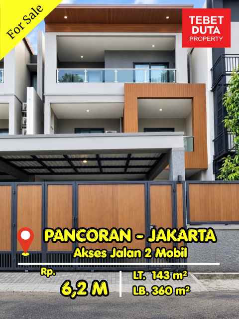 dijual rumah pancoran