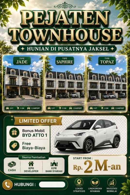 dijual rumah pejaten