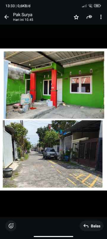 dijual rumah perum dempel baru