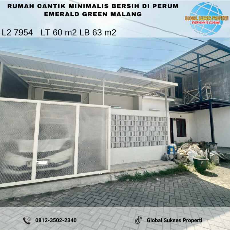 dijual rumah perum emerald green