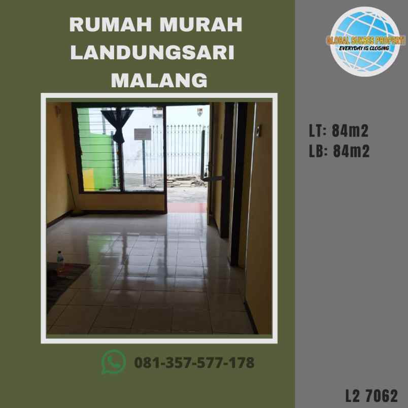 dijual rumah perum landungsari indah