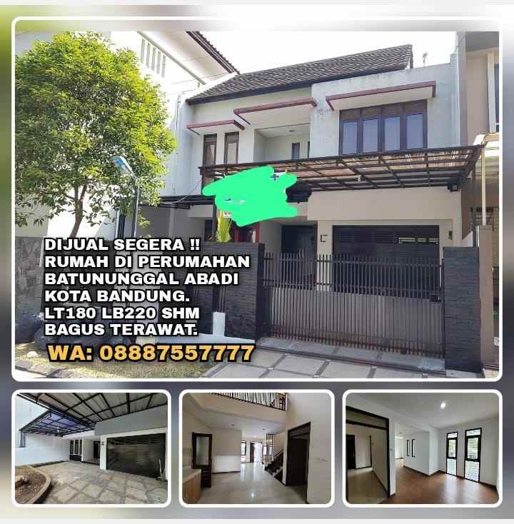 dijual rumah perumahan batununggal