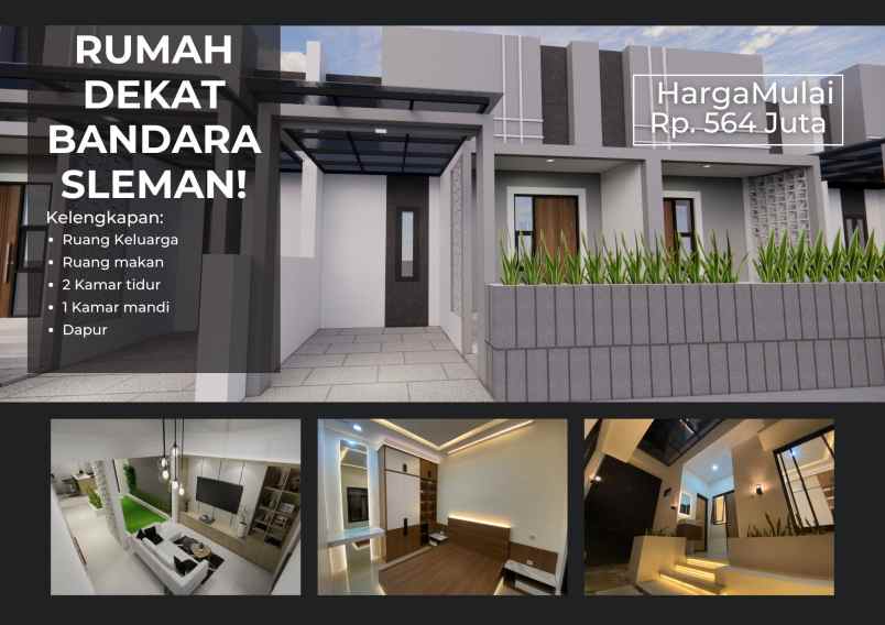dijual rumah perumahan virendra berbah