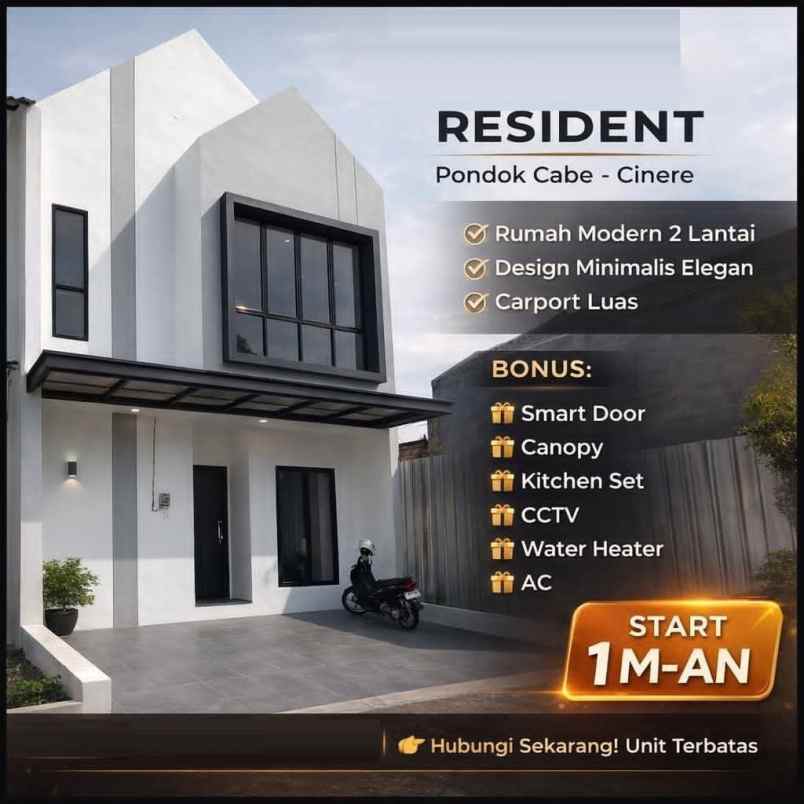 dijual rumah pondok cabe ilir pamulang