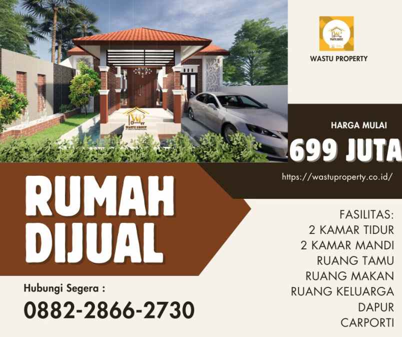 dijual rumah prambanan sleman