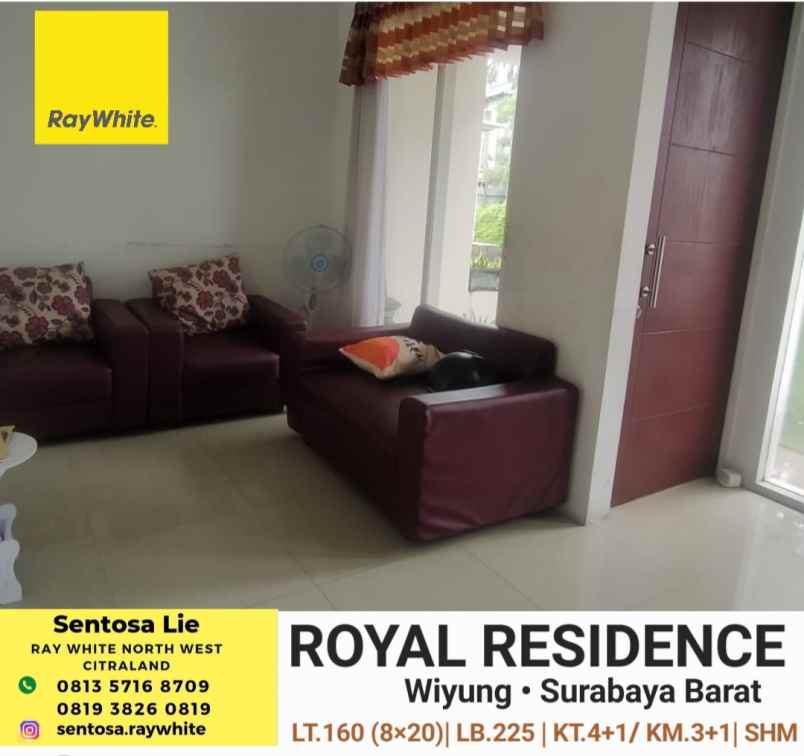 dijual rumah royal residence