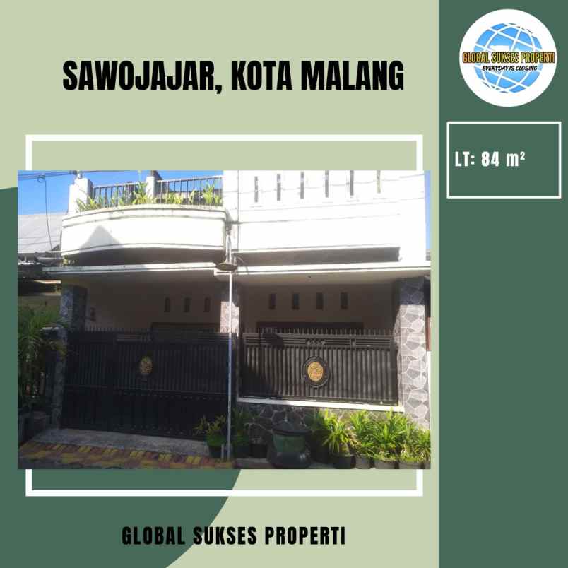 dijual rumah sawojajar kec