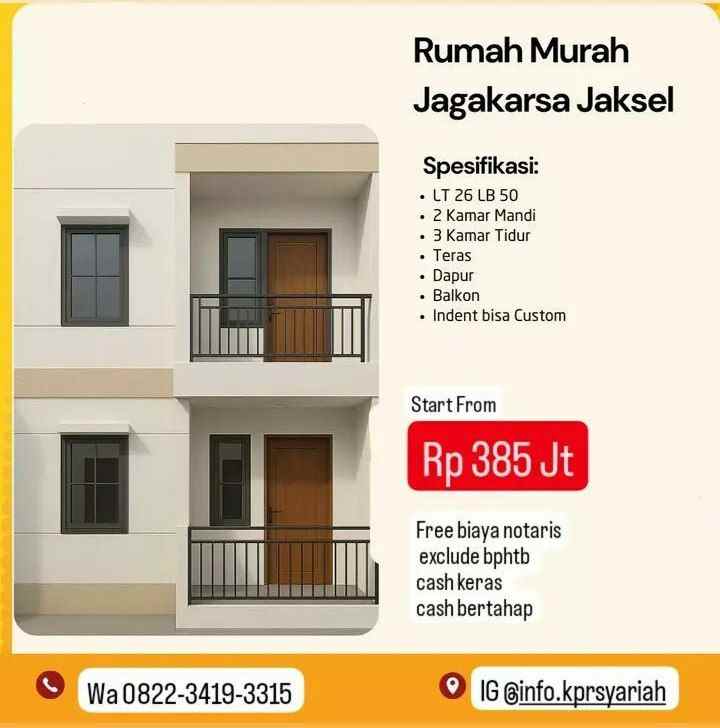 dijual rumah srengseng sawah