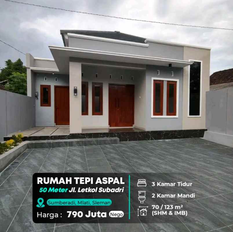 dijual rumah sumberadi