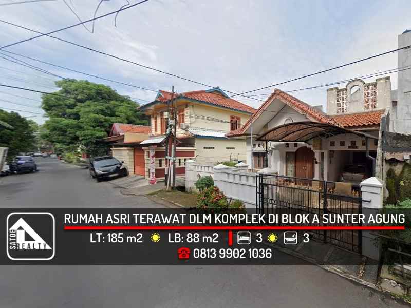 dijual rumah sunter agung tanjung priok