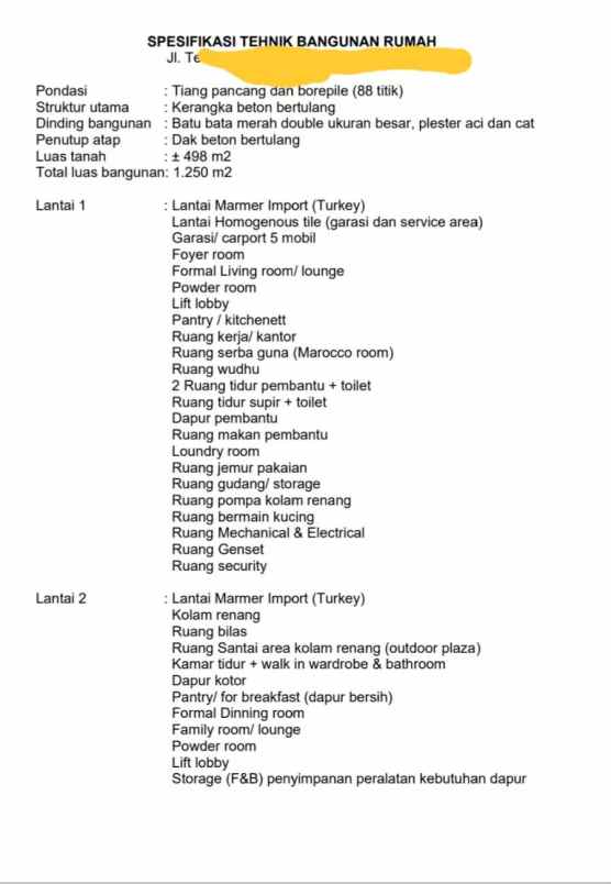 dijual rumah tebet barat