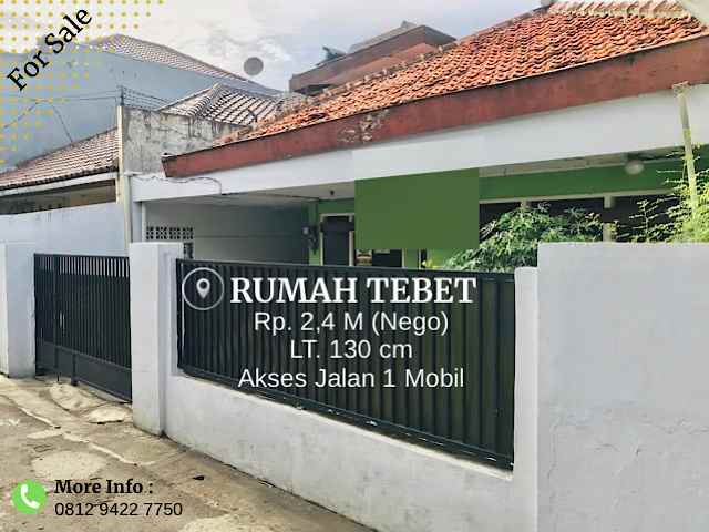 dijual rumah tebet timur