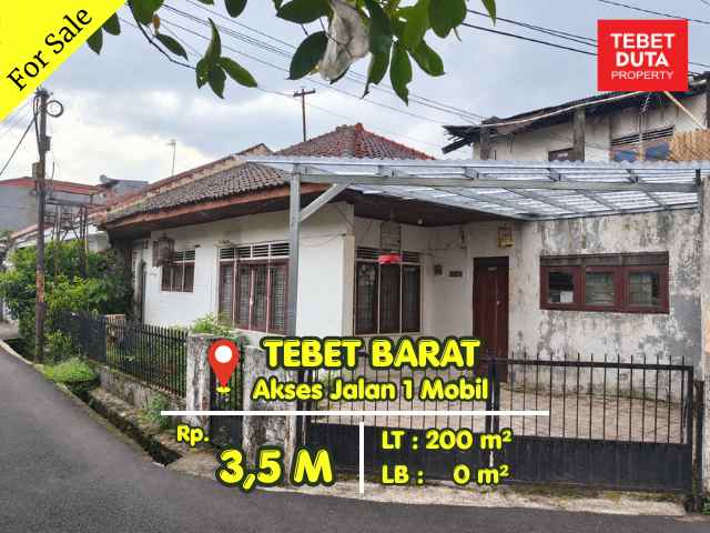 dijual rumah tebet timur