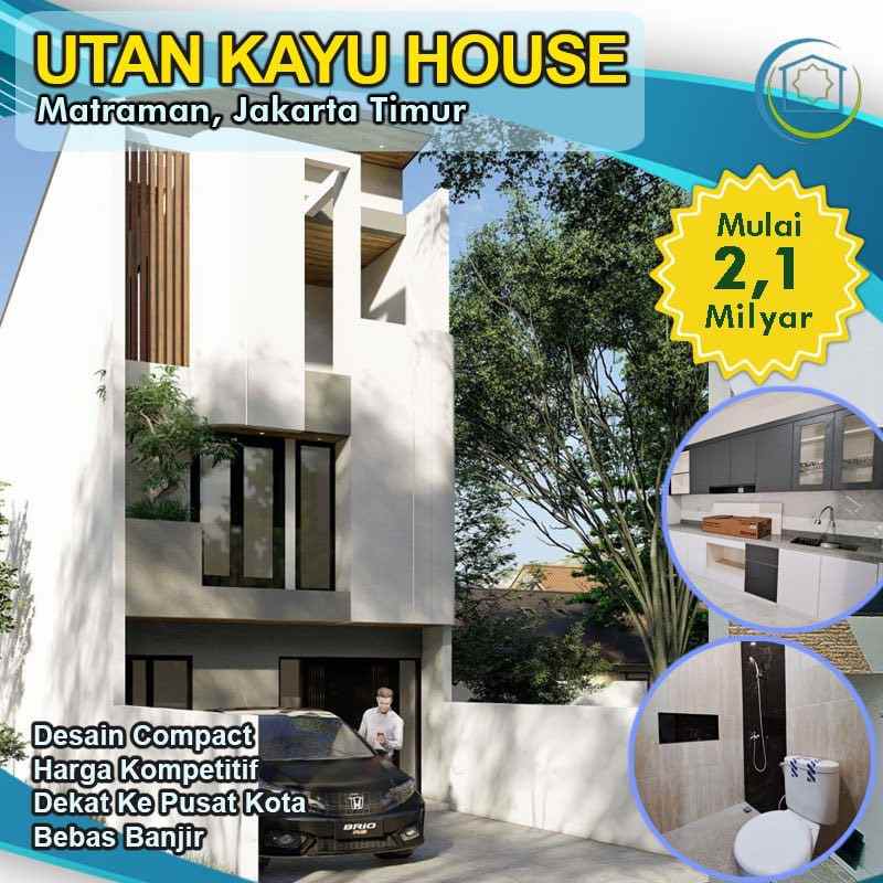 dijual rumah utan kayu matraman