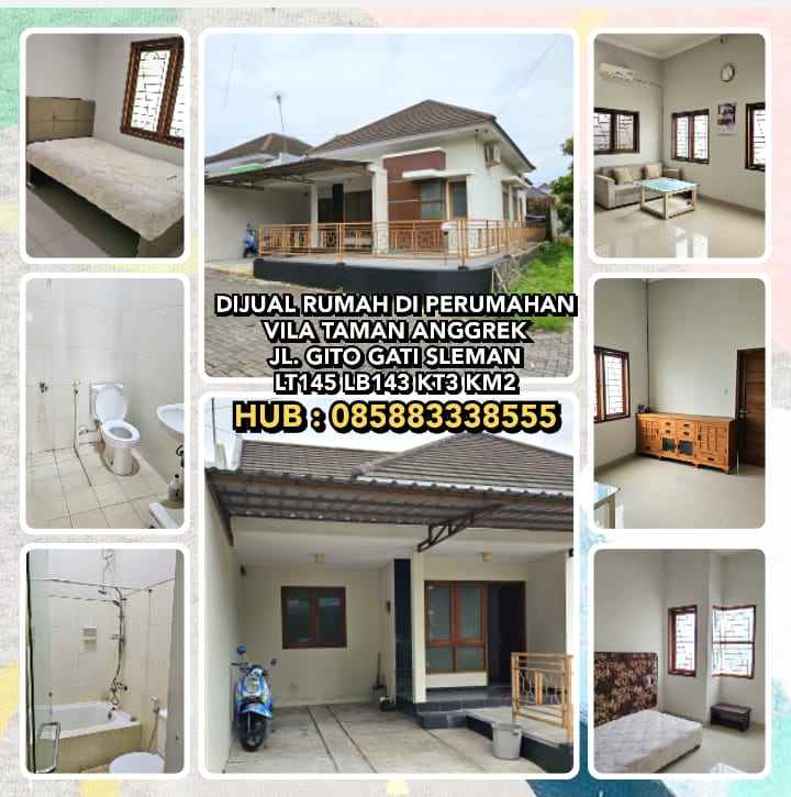 dijual rumah vila taman anggrek jl gito