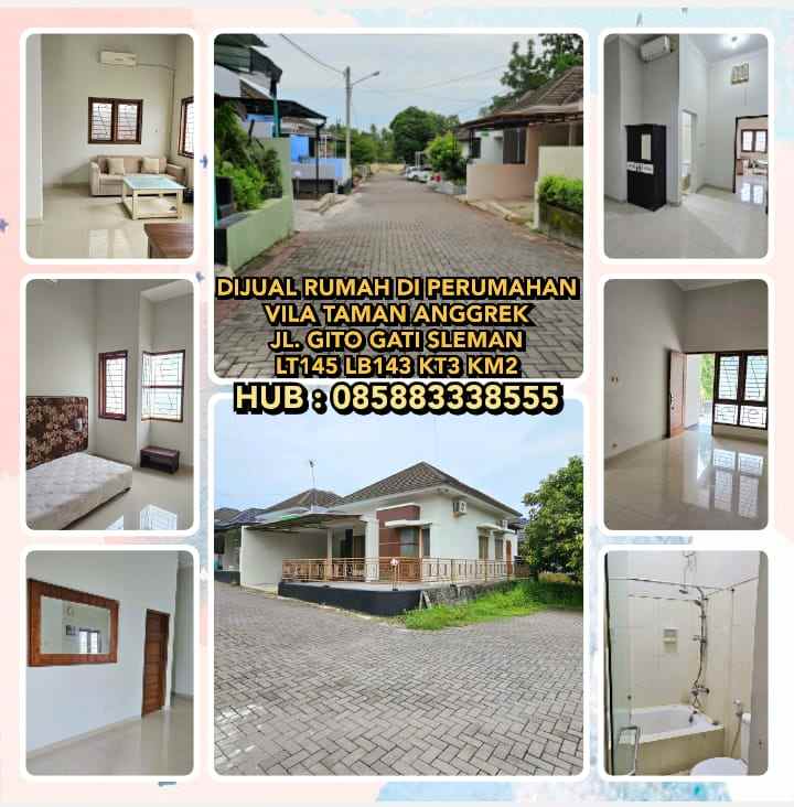 dijual rumah vila taman anggrek jl gito