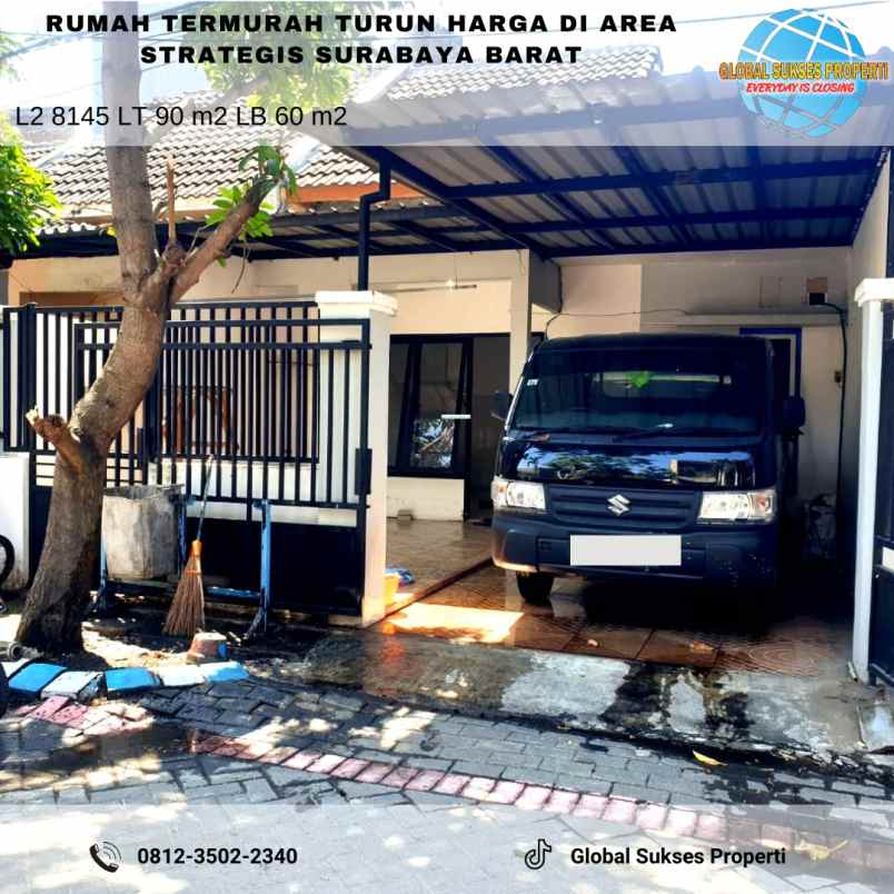 dijual rumah western village sememi