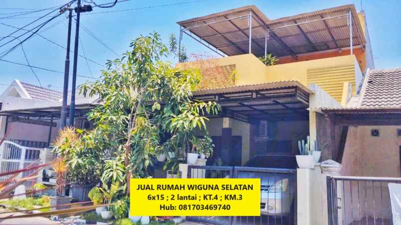 dijual rumah wiguna selatan