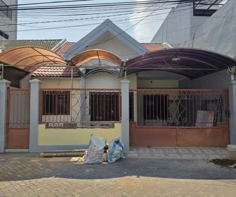 dijual sewakan rumah lebak indah j tambaksari surabaya