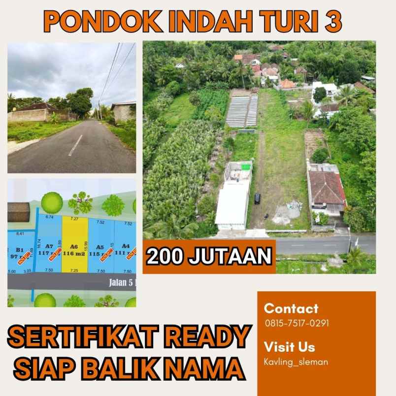 dijual tanah alamat gabugan donokerto