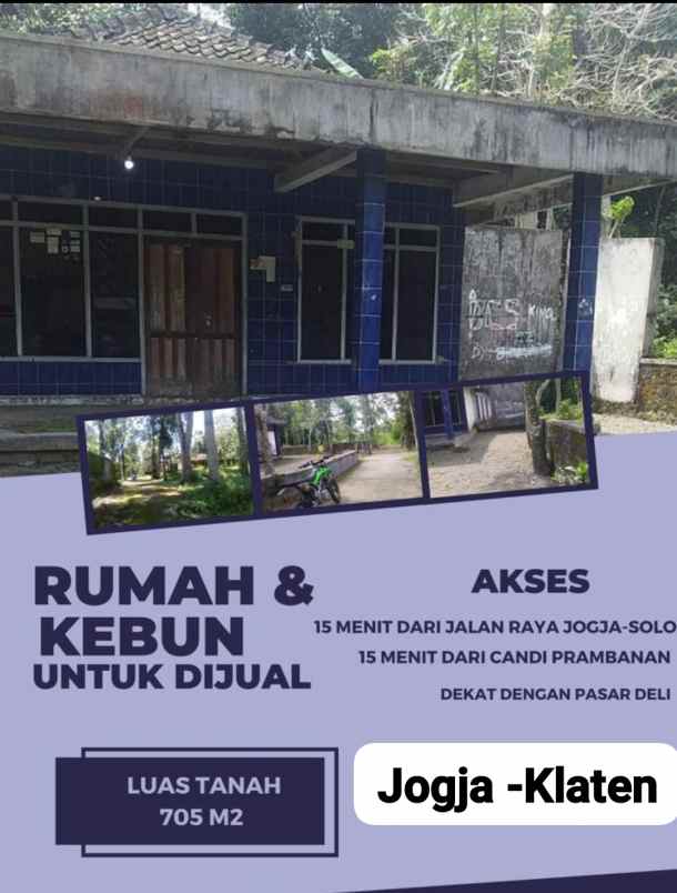 dijual tanah bonus rumah jati jawa tengah jogja