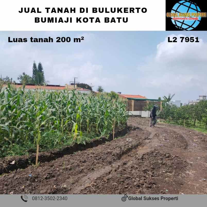 dijual tanah bulukerto