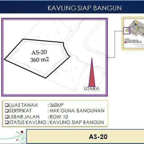 dijual tanah di tengah kota