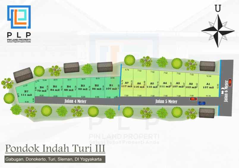 dijual tanah gabugan donokerto turi