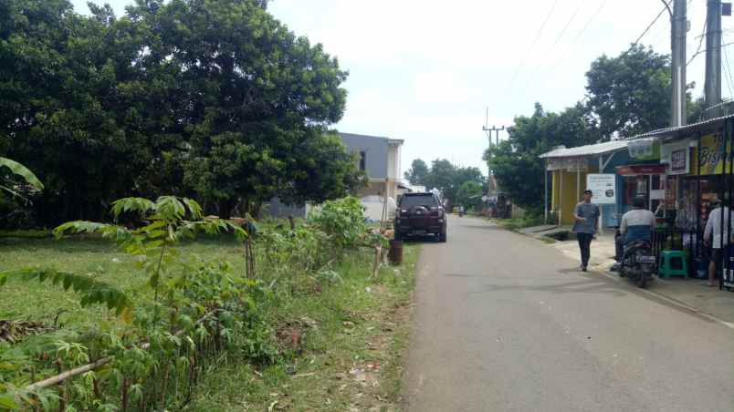 dijual tanah jalan raya gunung sindur