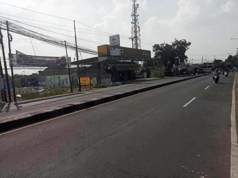 dijual tanah jalan raya jakarta bogor