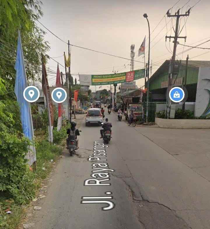 dijual tanah jalan raya pisangan