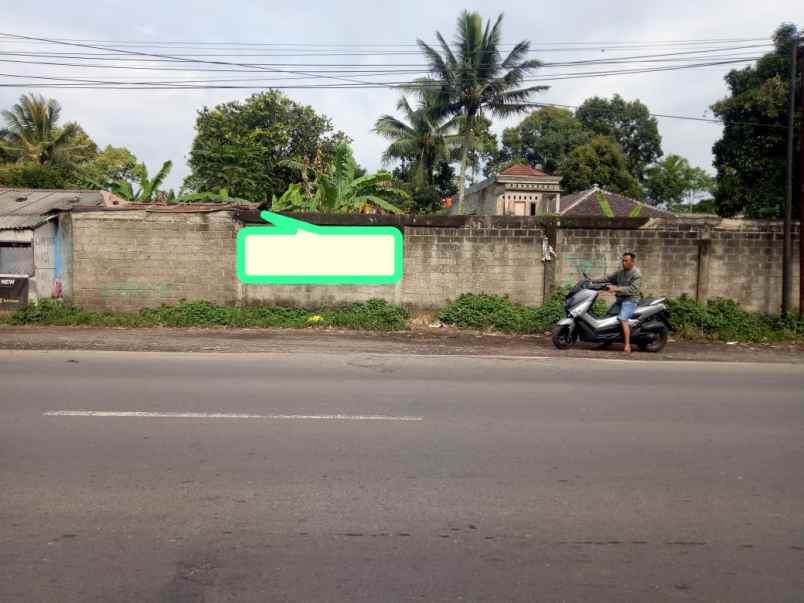 dijual tanah jalan raya tambakan desa