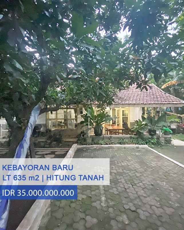 dijual tanah jl hang lekir raya