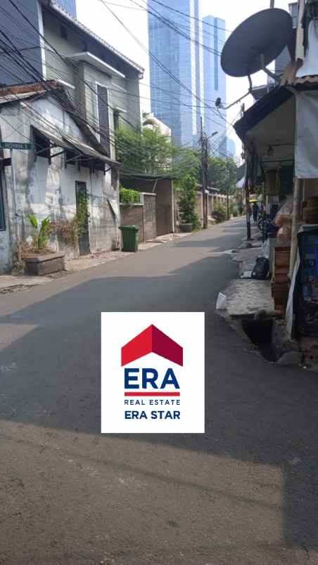 dijual tanah jl kh royani karet