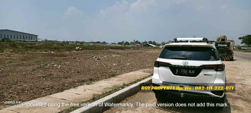 dijual tanah jl marunda makmur