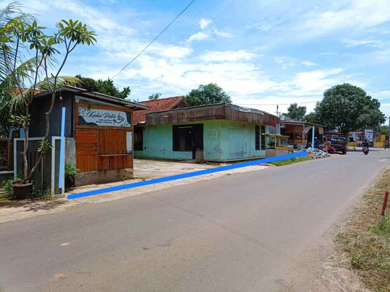 dijual tanah jl raya cikedokan cibening