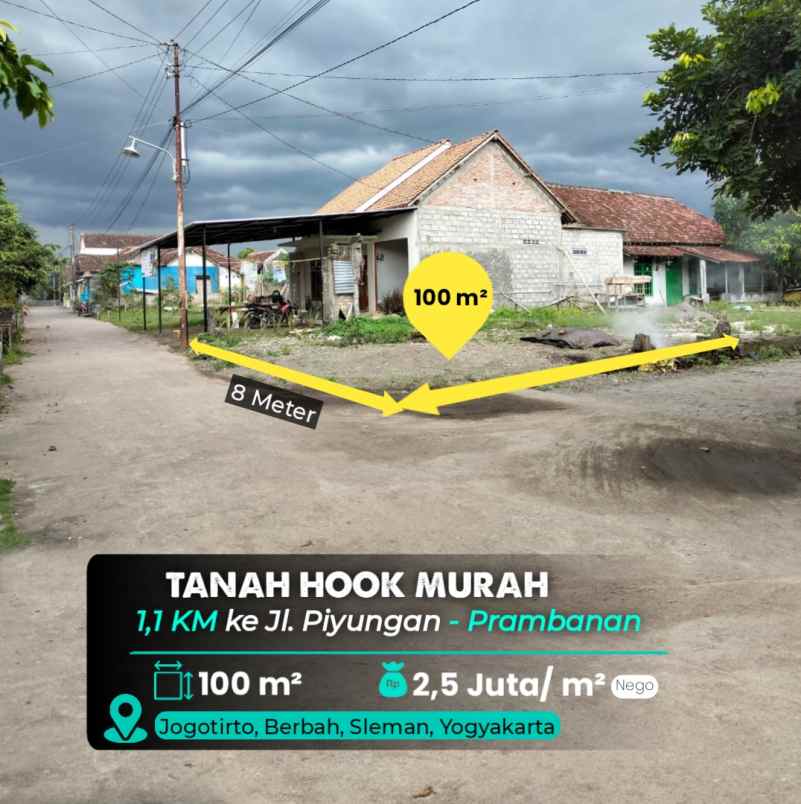 dijual tanah jogotirto