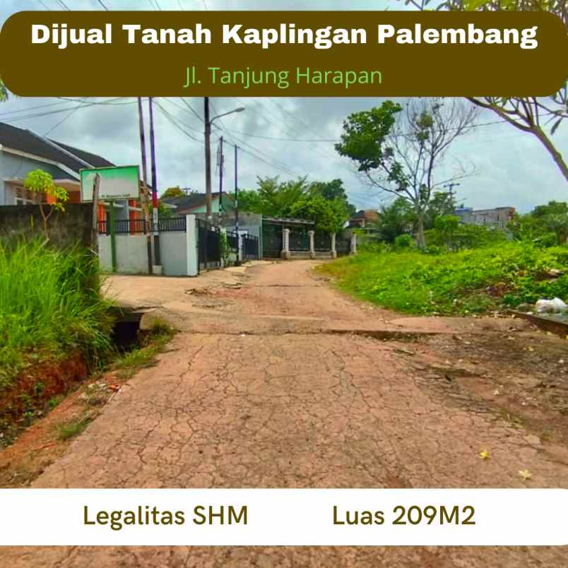 dijual tanah kosong lokasi tanjung harapan