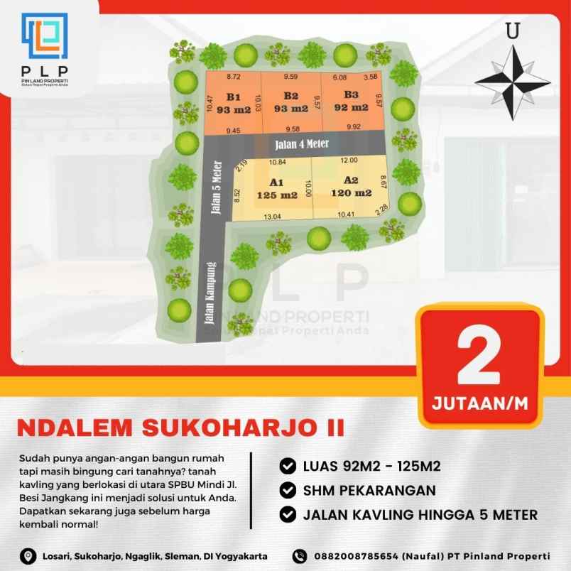 dijual tanah losari sukoharjo ngaglik