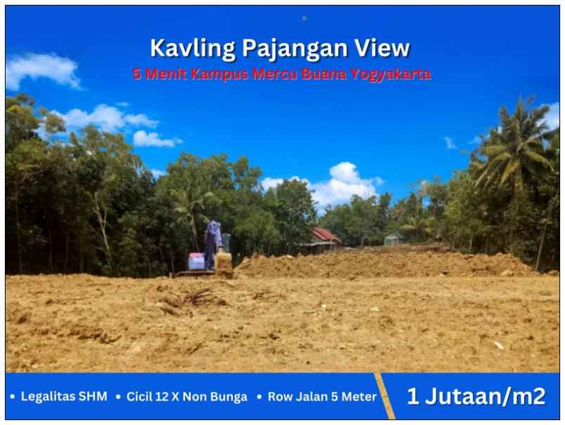 dijual tanah pekarangan di pajangan bantul 1 jt an