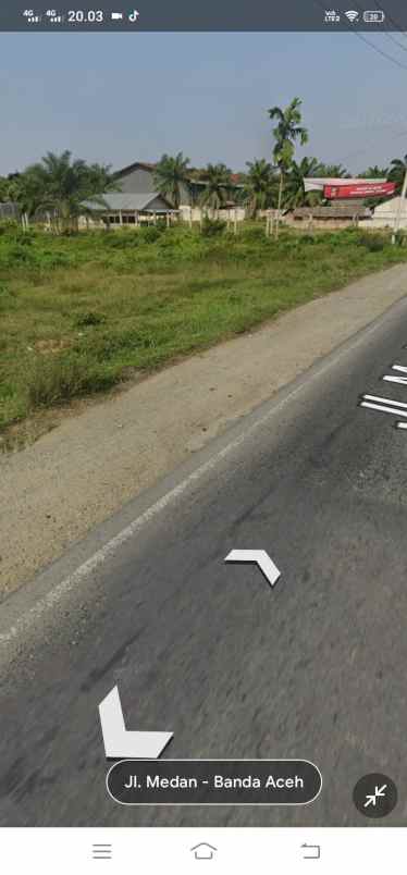 dijual tanah pinggir jalan