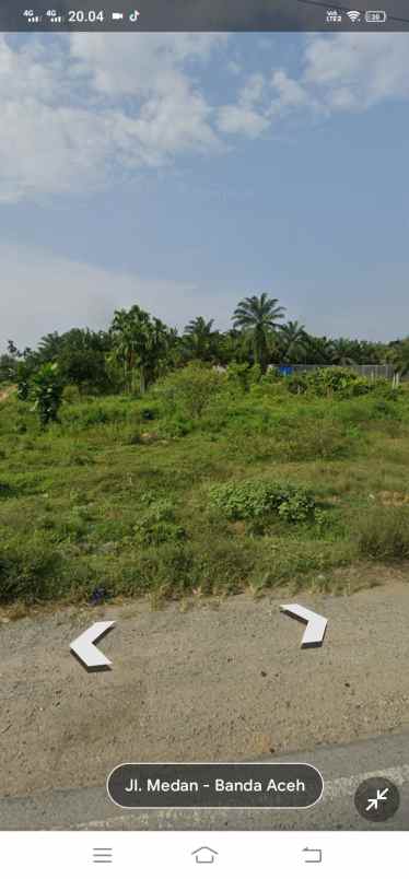 dijual tanah pinggir jalan