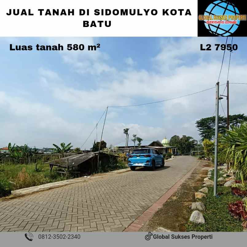 dijual tanah sidomulyo