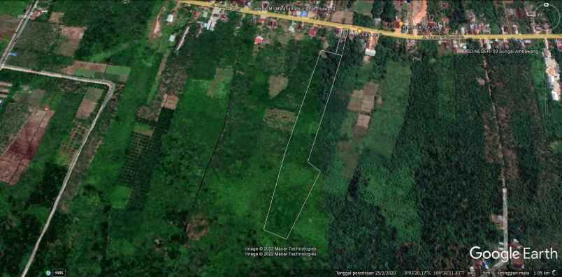 dijual tanah sungai ambawang km 22