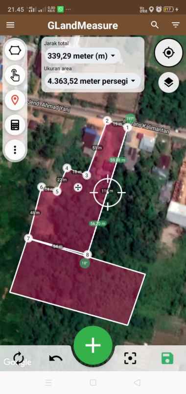 dijual tanah sungai ambawang km 22