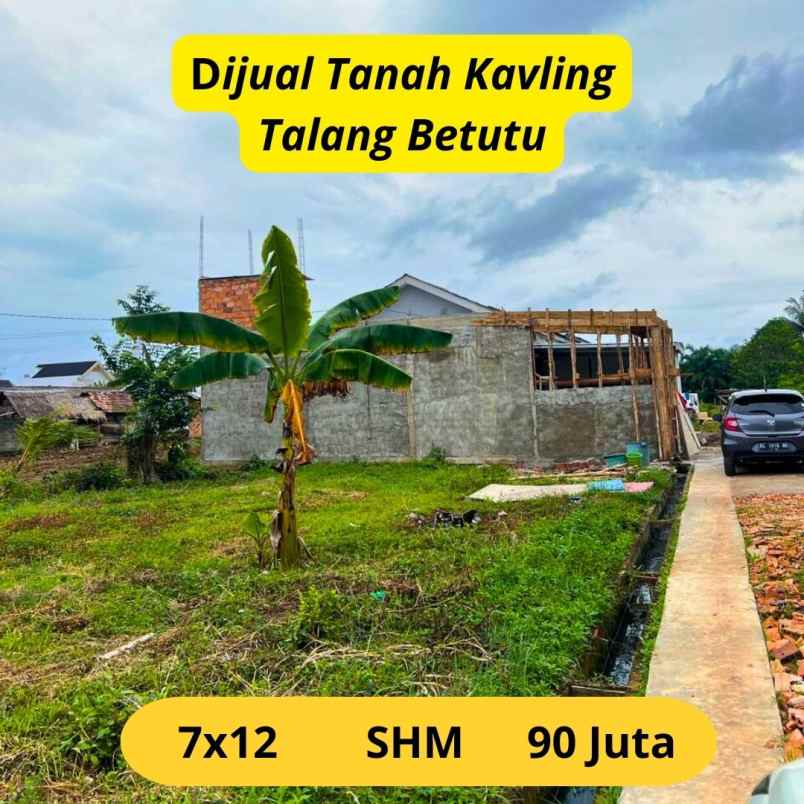 dijual tanah talang betutu dekat smp 49