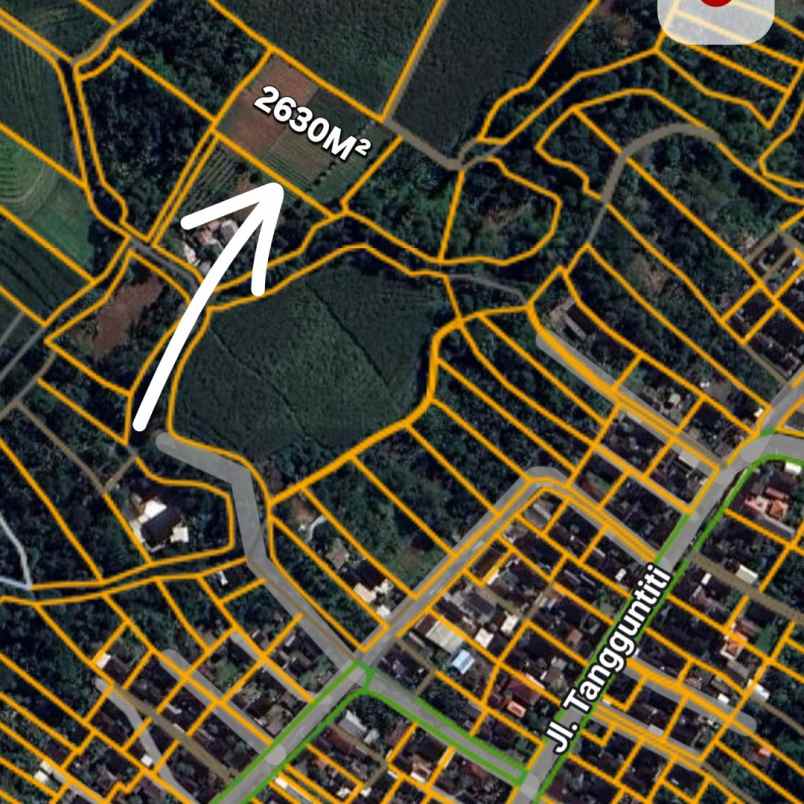dijual tanah tangguntiti
